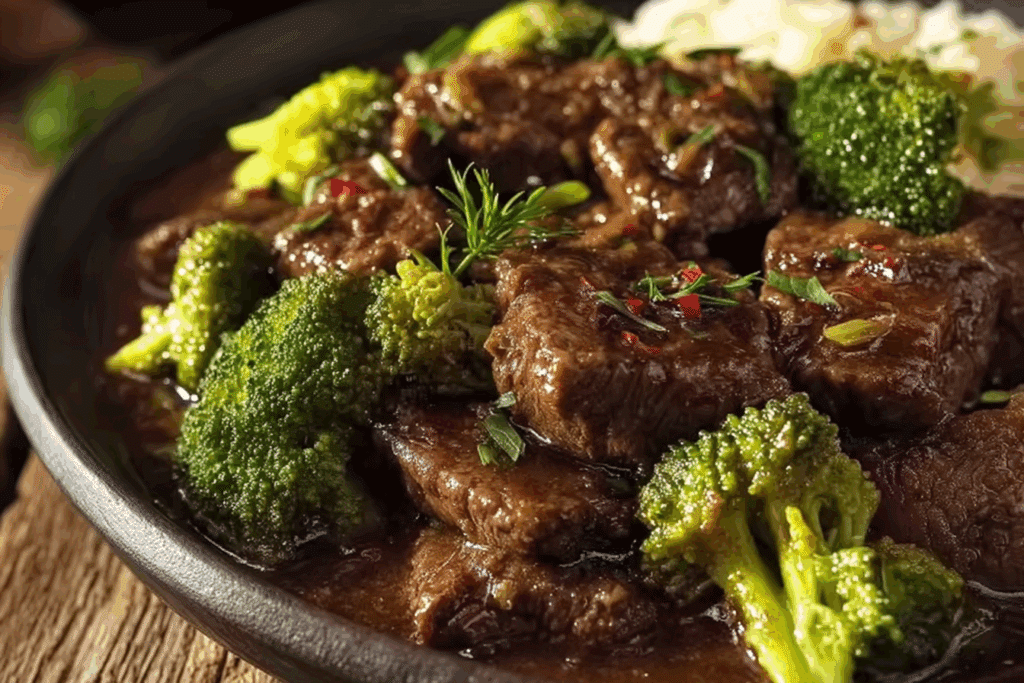 Crockpot Beef and Broccoli