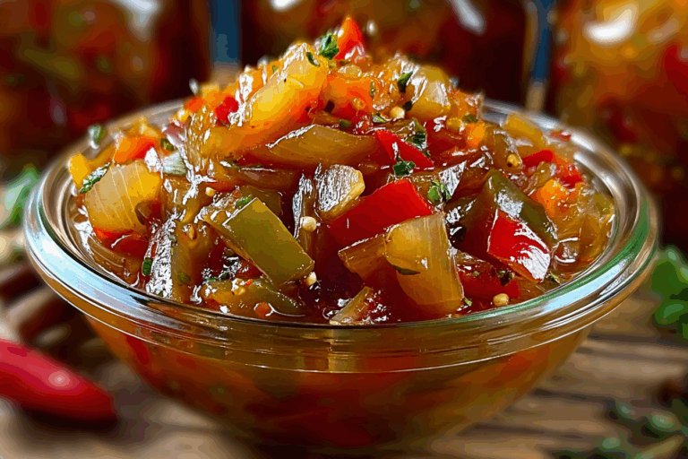 Pickled Pepper and Onion Relish