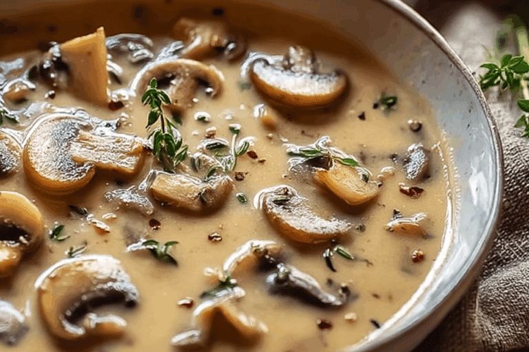 Creamy Mushroom Gravy