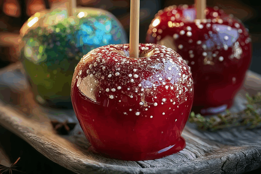 Neon Blast Jolly Rancher Candy Apples
