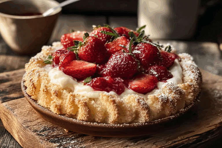 Donna Wood Strawberry Cheesecake Dump Cake