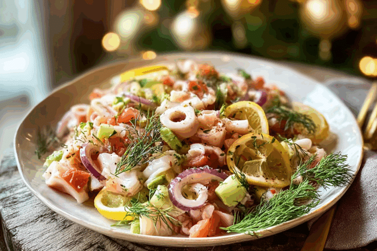 Seven Fishes Seafood Salad (Italian Christmas Classic)