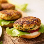 CHICKEN & BROCCOLI BURGERS
