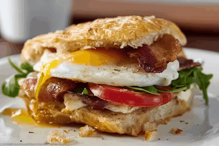 THE ULTIMATE BREAKFAST SANDWICH