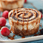 Mini Cinnamon Roll Cheesecake