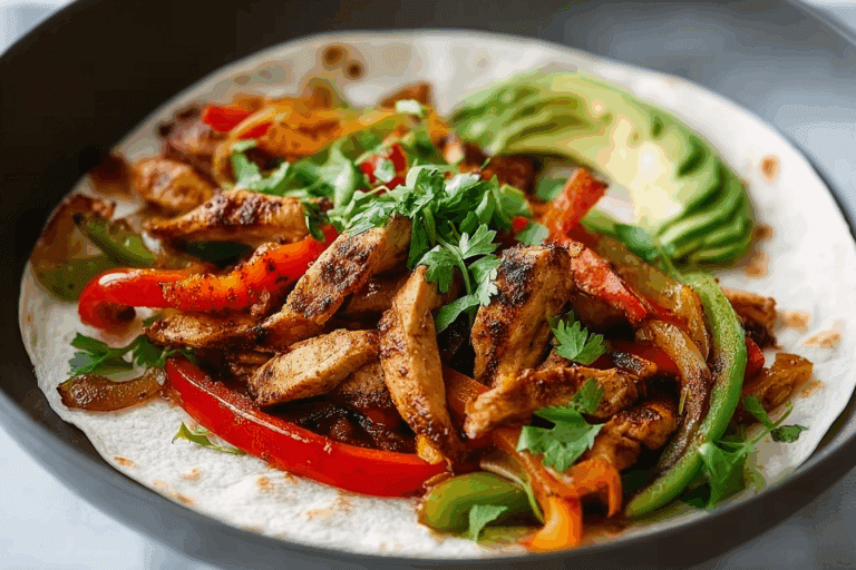 Sizzling Chicken Fajitas