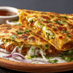The Famous Dubai Paratha Smash Burger