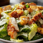 CRISPY CHICKEN CAESAR SALAD & CHIPS