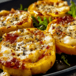 Cheesy Baked Squash Rounds