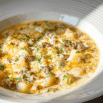 Cheesy Hamburger Potato Soup