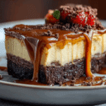 Caramel Brownie Cheesecake