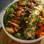 Maple Dijon Chicken Harvest Bowls