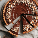 Nutella Tart with Toasted Hazelnut Crust