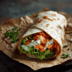 Spicy Buffalo Chicken Melt Wraps