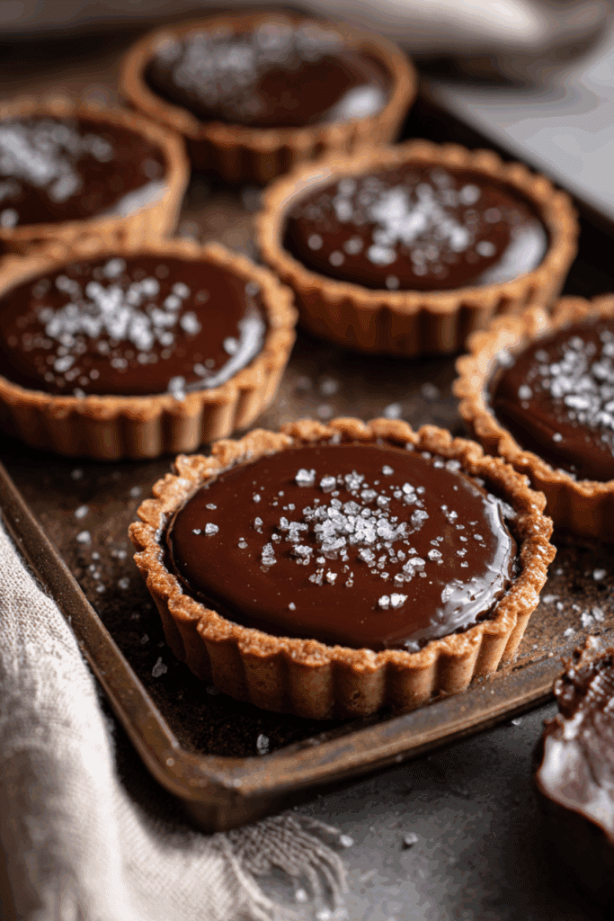 Fudge Chocolate Pastry Tarts