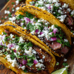 Hot Honey Chipotle Steak Tacos
