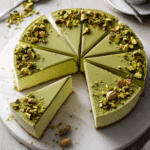 Vanilla Bean Pistachio Cheesecake