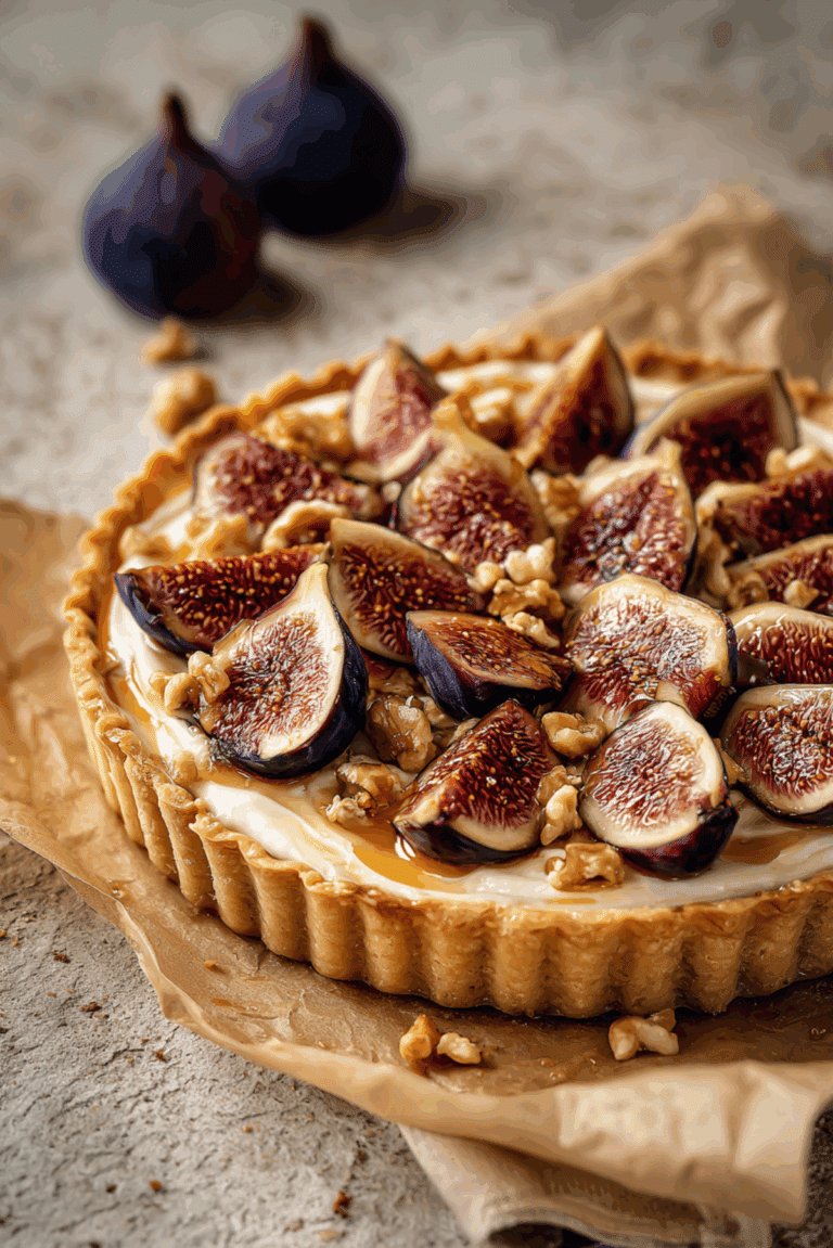 Filo Tart with Mascarpone and Figs