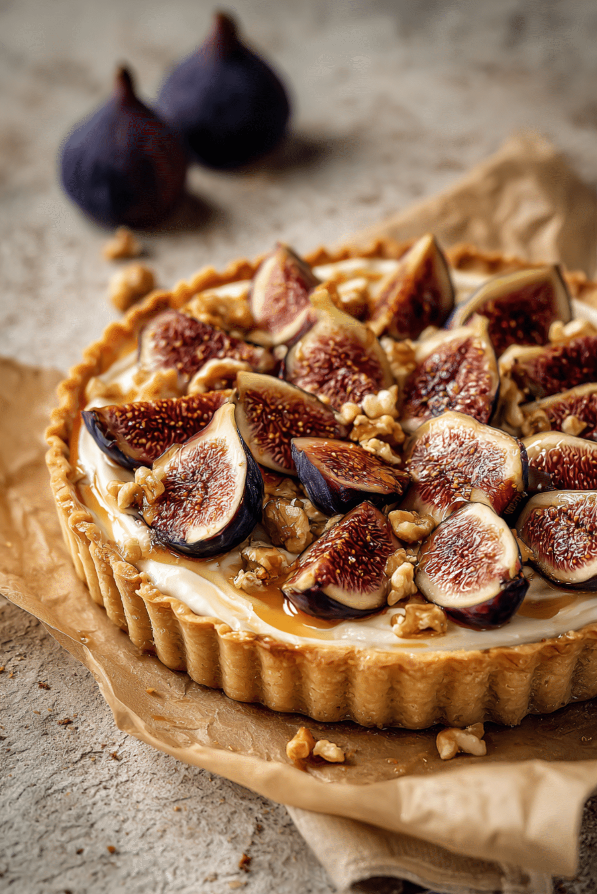 Filo Tart with Mascarpone and Figs