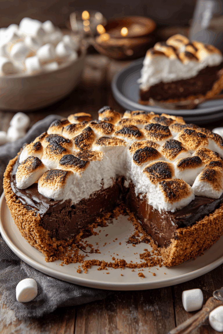 S’mores Brownie Pie