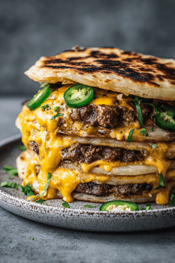 The Paratha Smash Burger