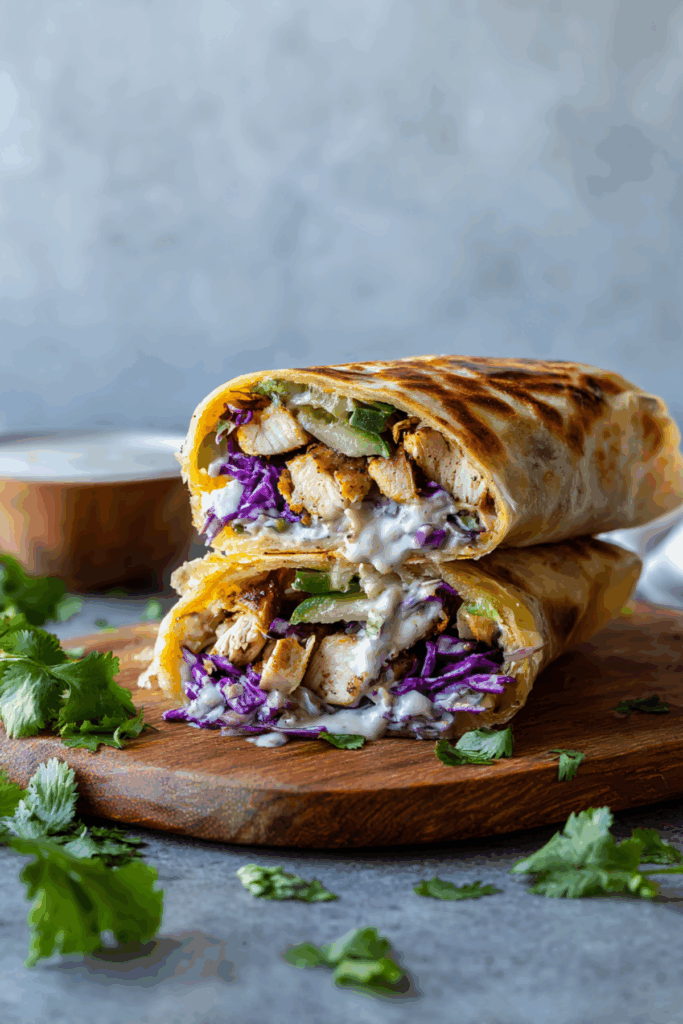 Gluten Free Potato Wrap Shawarma