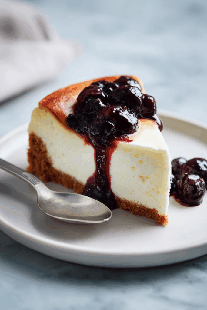 Light Basque Cheesecake