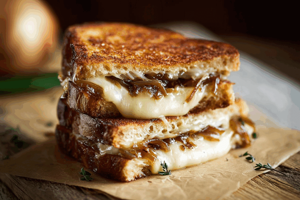 French Onion Soup Grilled Cheese