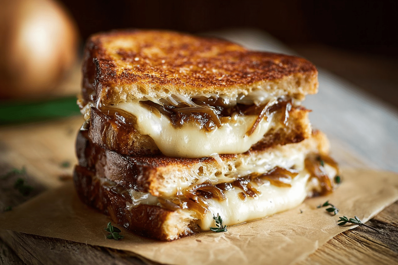 French Onion Soup Grilled Cheese