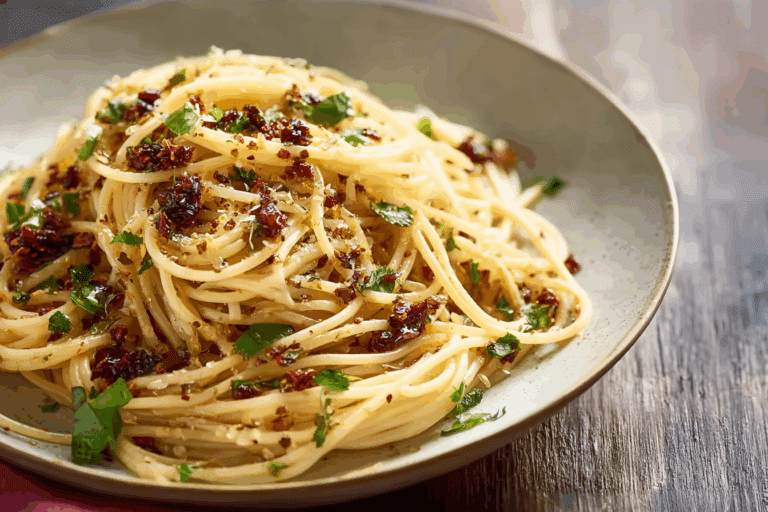 Garlic Chili Oil Spaghetti