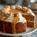 Oil Cake with Salted Caramel Buttercream