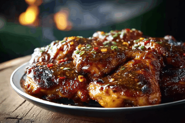 Scotch Bonnet Glaze Chicken