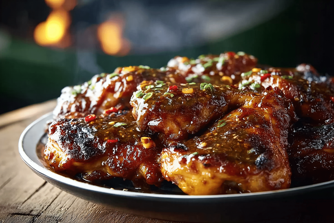 Scotch Bonnet Glaze Chicken