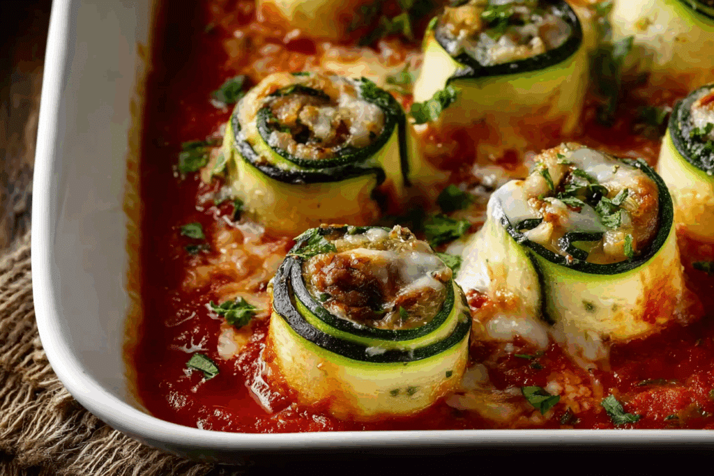 Cramy Zucchini Rolls