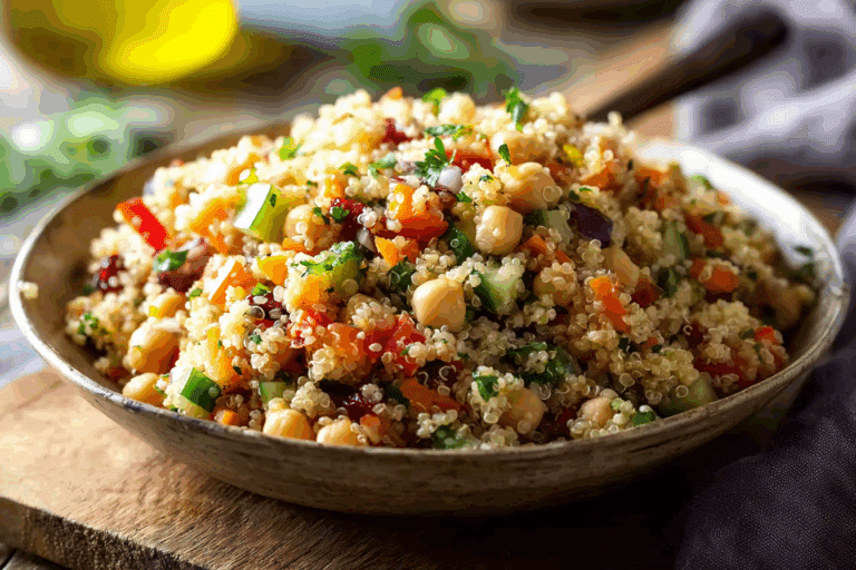 Quinoa Chickpea Salad