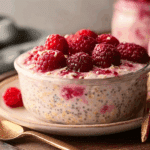 Creamy Raspberry Overnight Oats