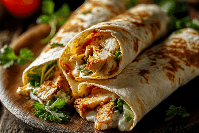 Cajun Parmesan Marry Me Chicken Wraps
