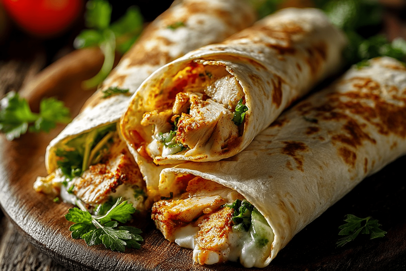Cajun Parmesan Marry Me Chicken Wraps