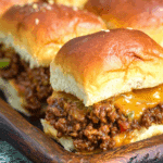 Chili Cheese Beef Sliders