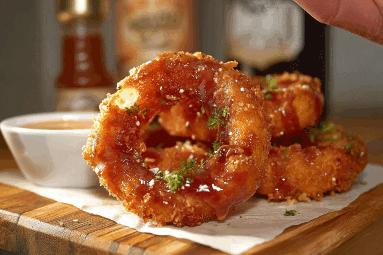 Crab Rangoon Onion Rings