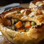 Roasted Autumn Vegetable Pot Pies