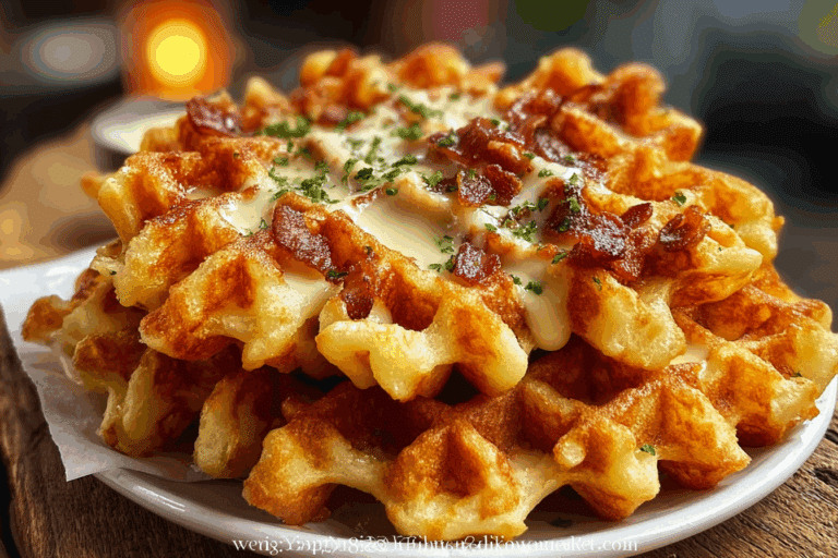 Salt and Pepper Toast Waffle Fries