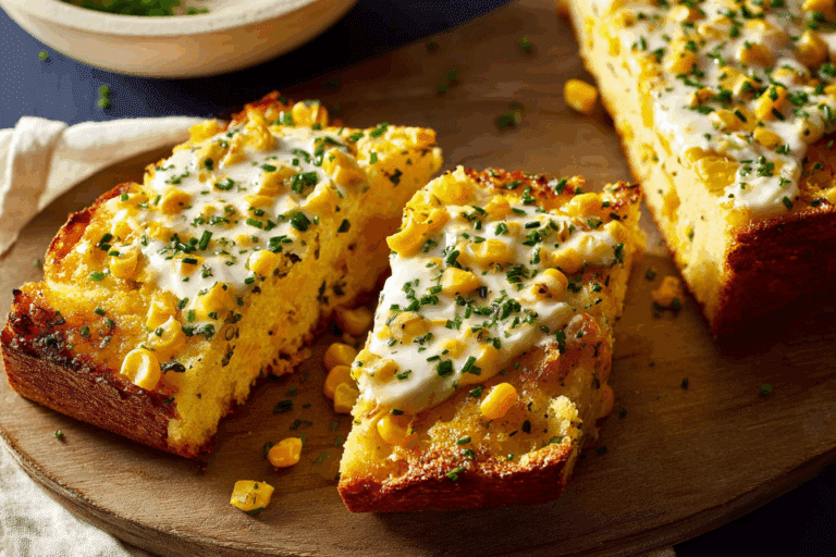 Cheese Corn Garlic Bread