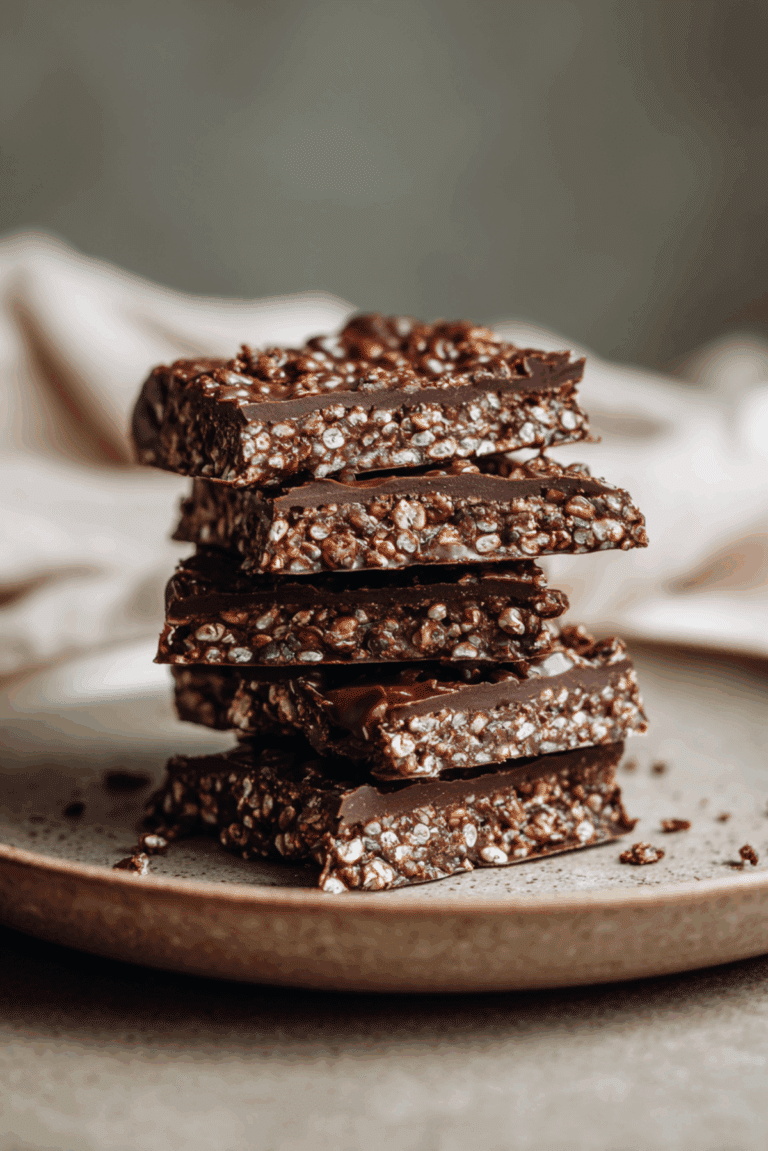 No-Bake Chocolate Quinoa Crunch Clusters