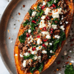 Roasted Sweet Potato Boat