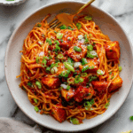 Paneer Manchurian Noodles