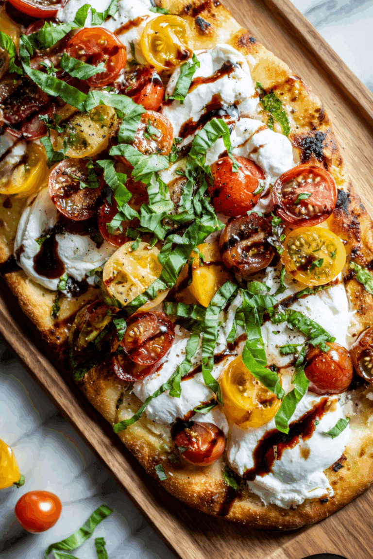 Burrata Caprese Pizza Sandwich