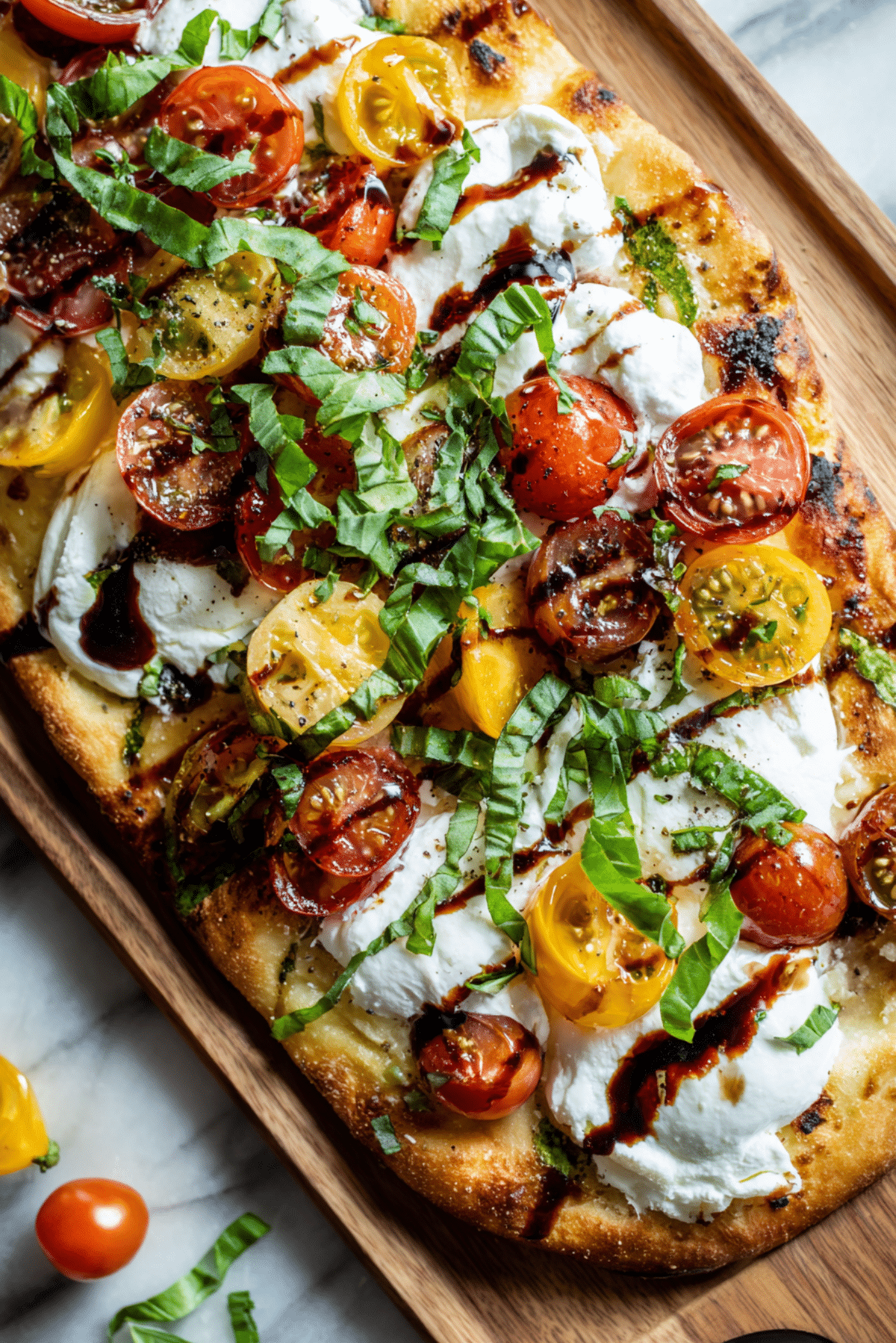 Burrata Caprese Pizza Sandwich