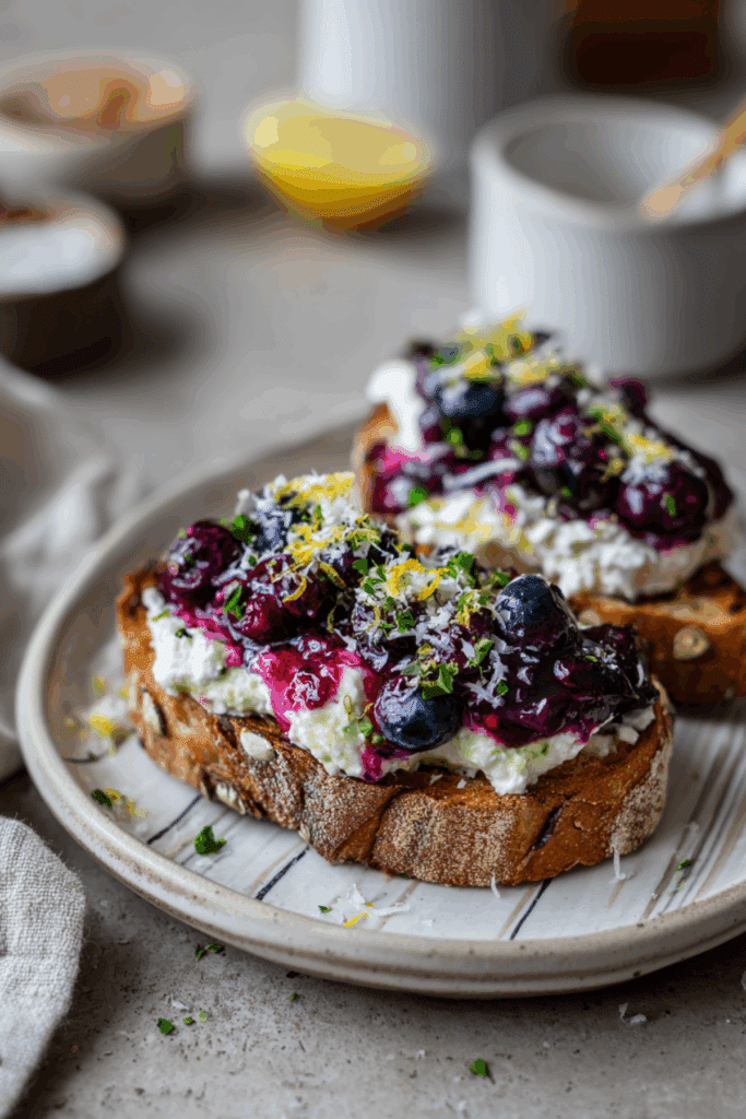 Whipped Avocado & Ricotta Toast