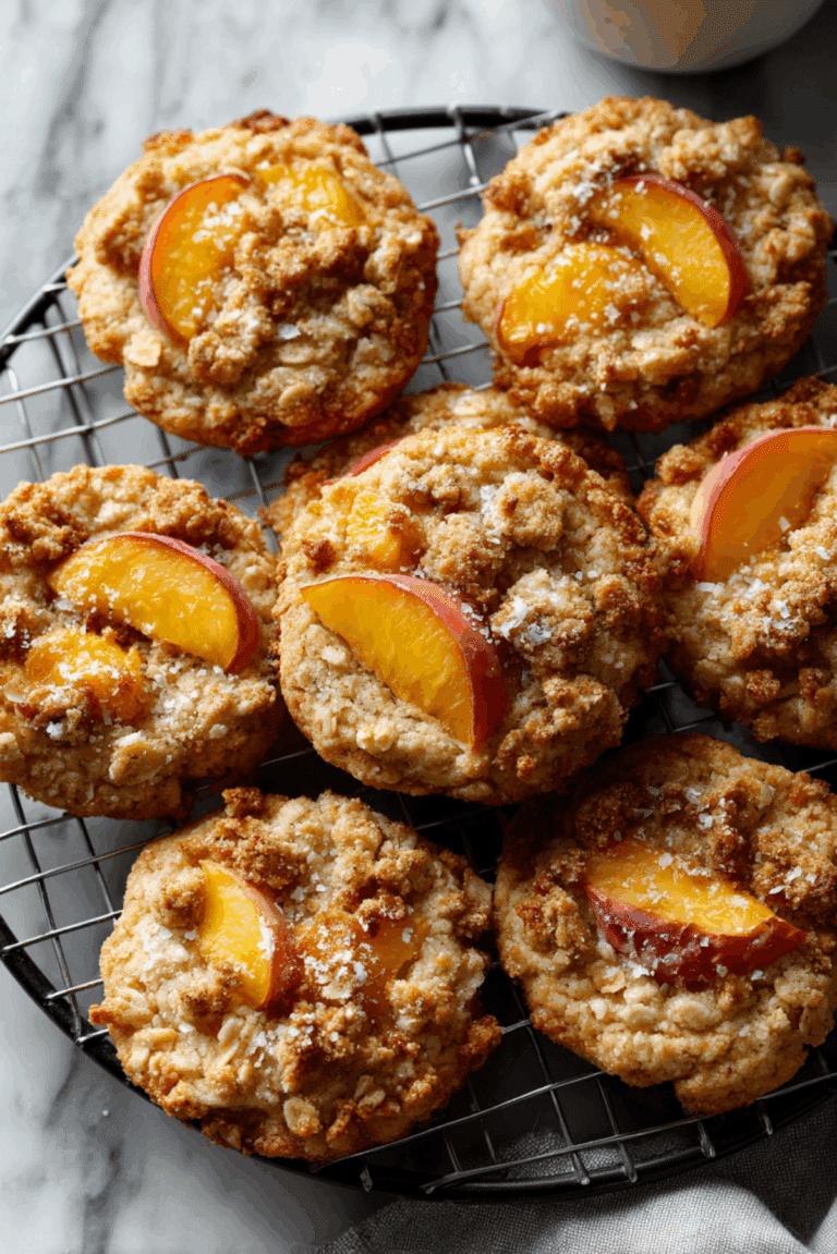 Peach Cobbler Cookies
